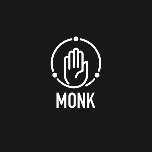Monk | TTRPG Class Embroidered Patch design artwork