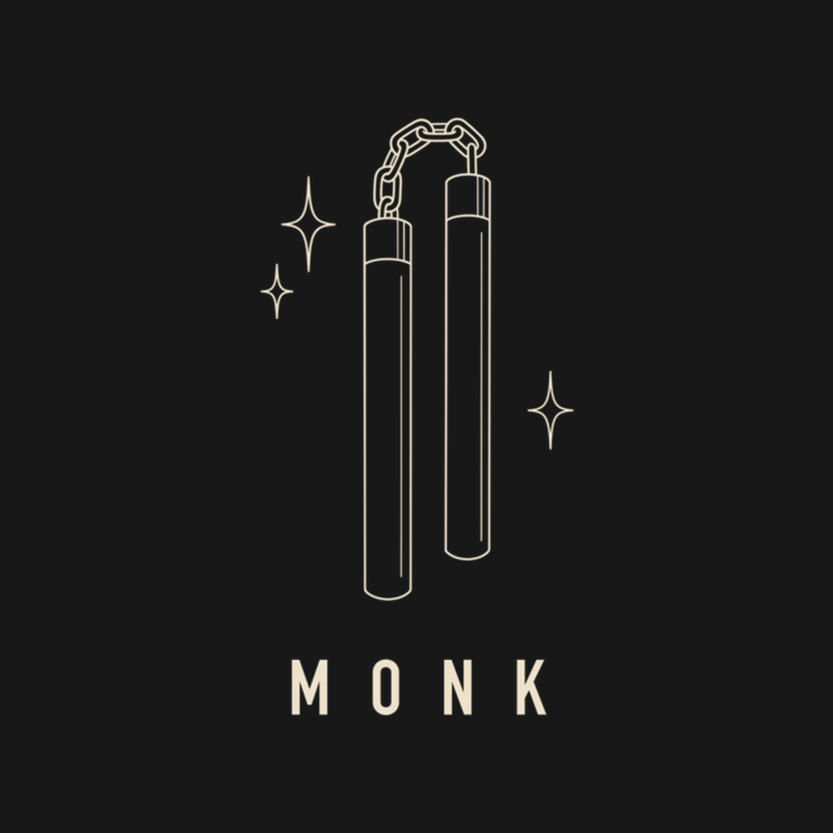 Monk | TTRPG Class Line design artwork