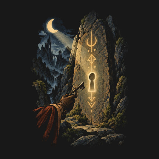 Moon Runes | Retro Fantasy design artwork