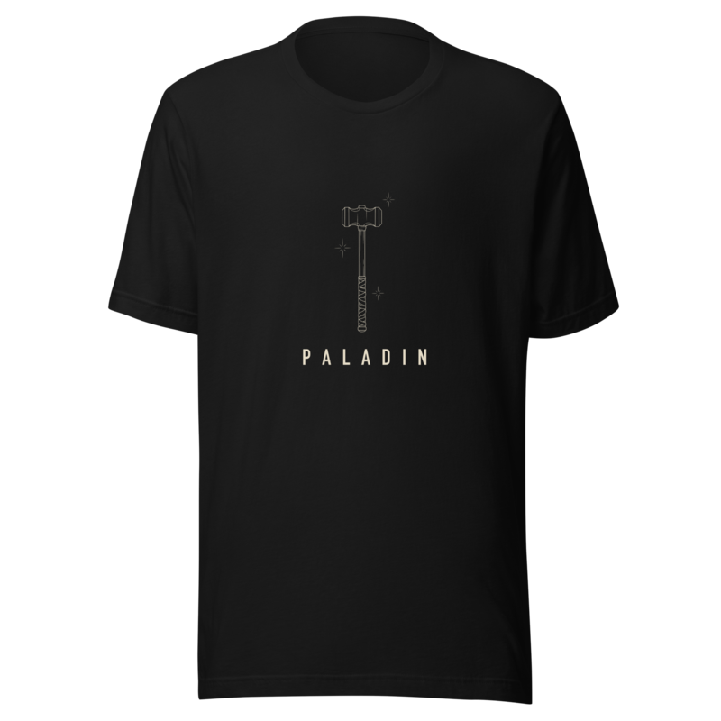 Paladin | TTRPG Class Line - Black