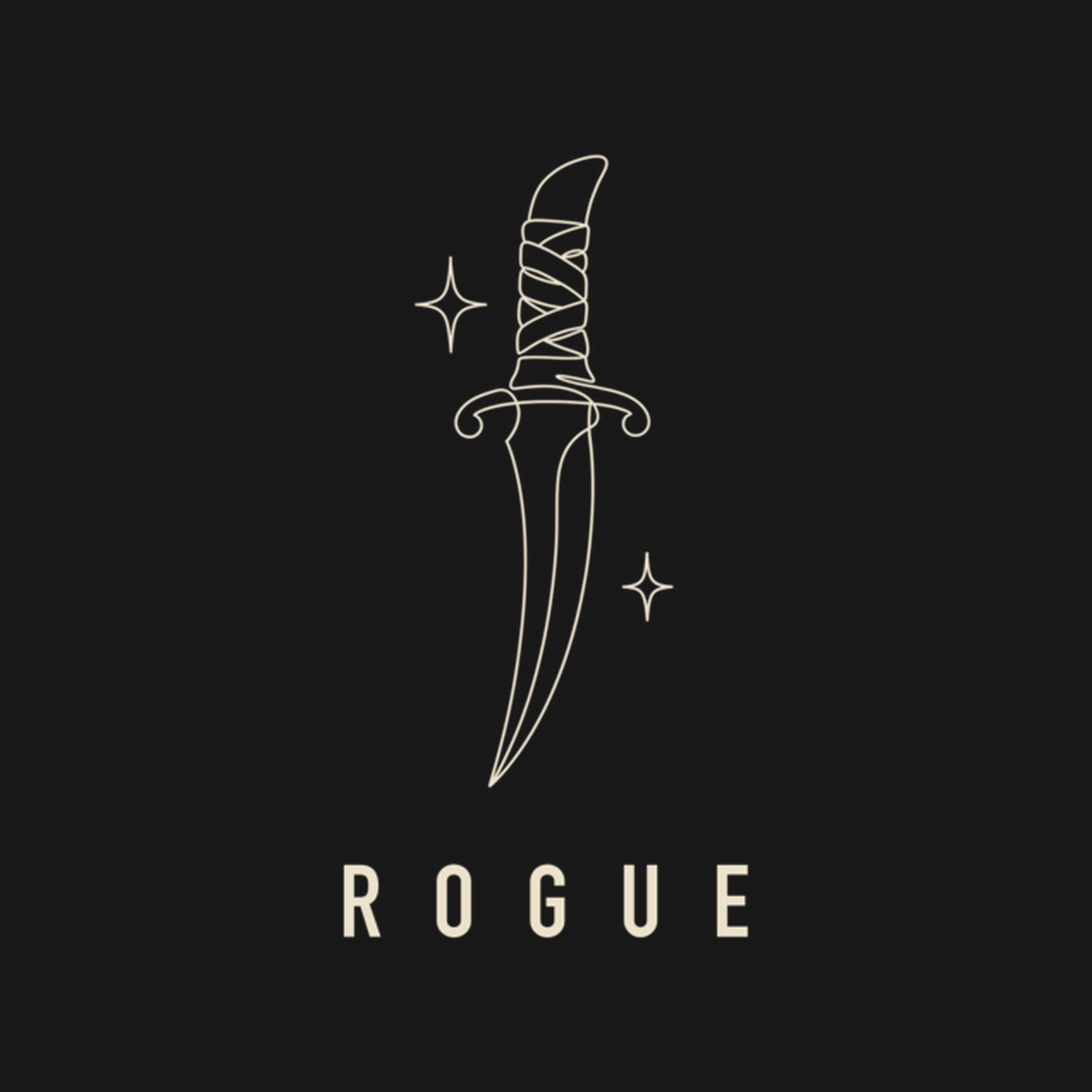 Rogue | TTRPG Class Line design artwork