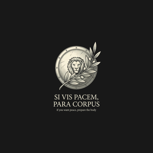 Si Vis Pacem, Para Corpus | Latin Gym Heavyweight Tee design artwork