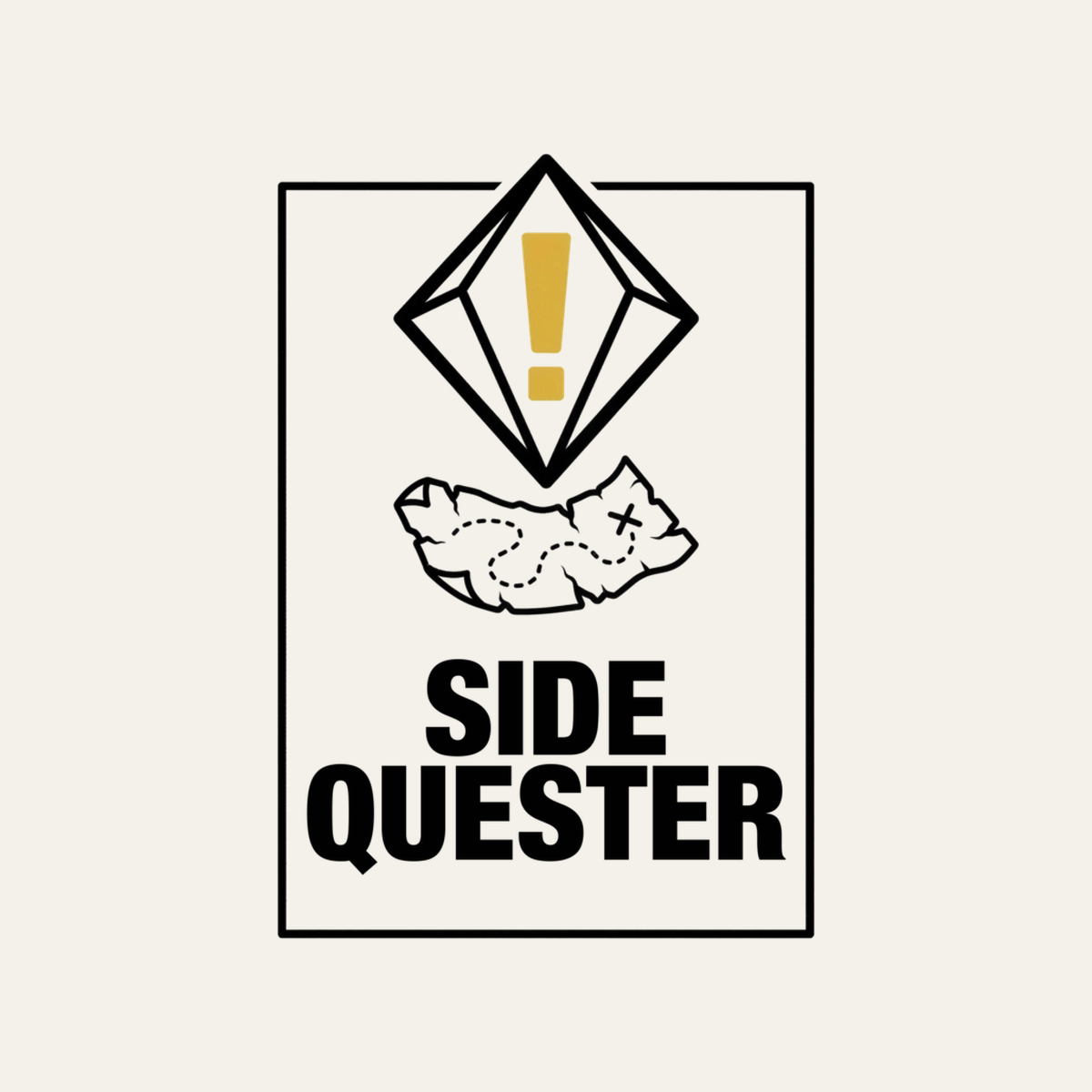 Side Quester | Gamer Tee design artwork