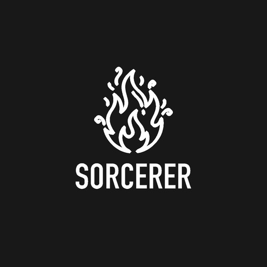 Sorcerer | TTRPG Class Embroidered Patch design artwork