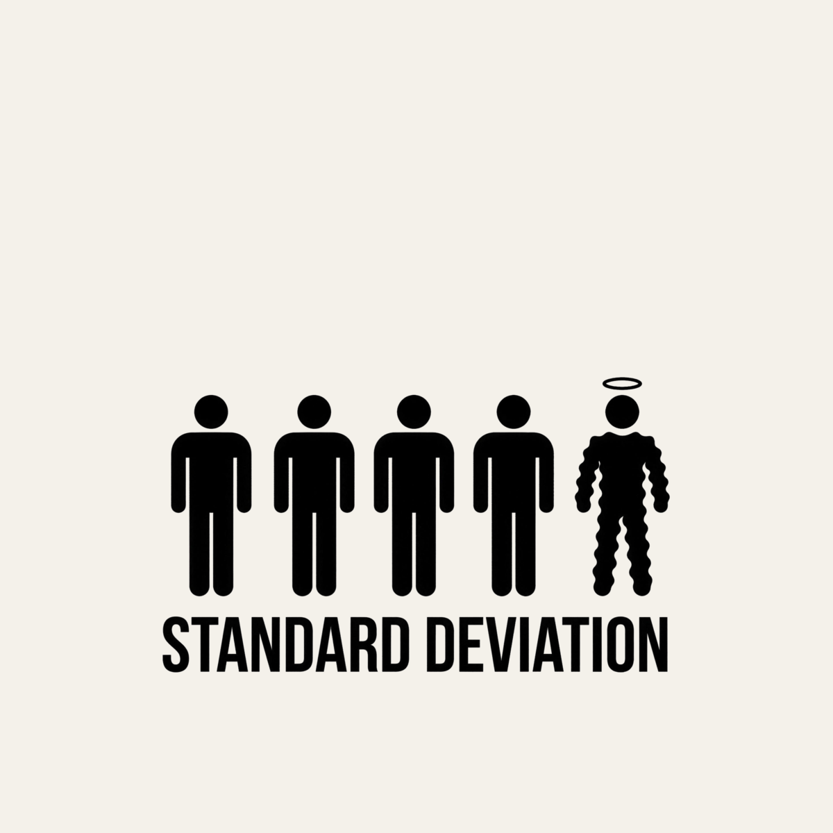 Standard Deviation | Statistics Tee design artwork