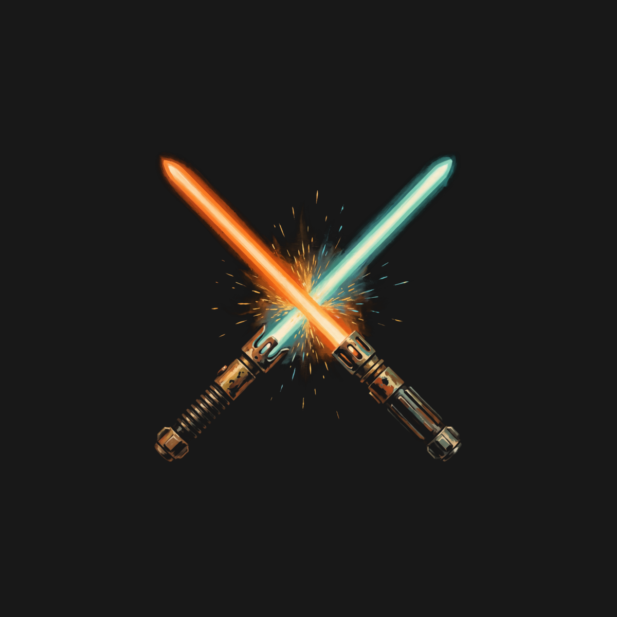 The Laser Sword | Retro Space Opera Tee design artwork