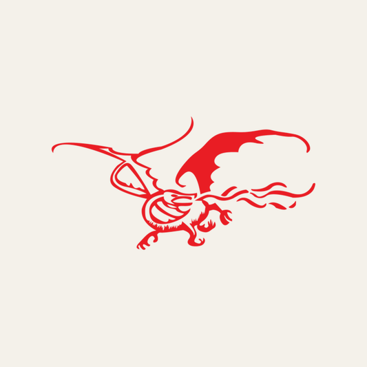 The Red Dragon design artwork