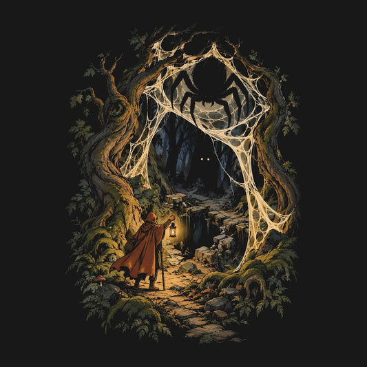 The Web Wood | Retro Fantasy design artwork