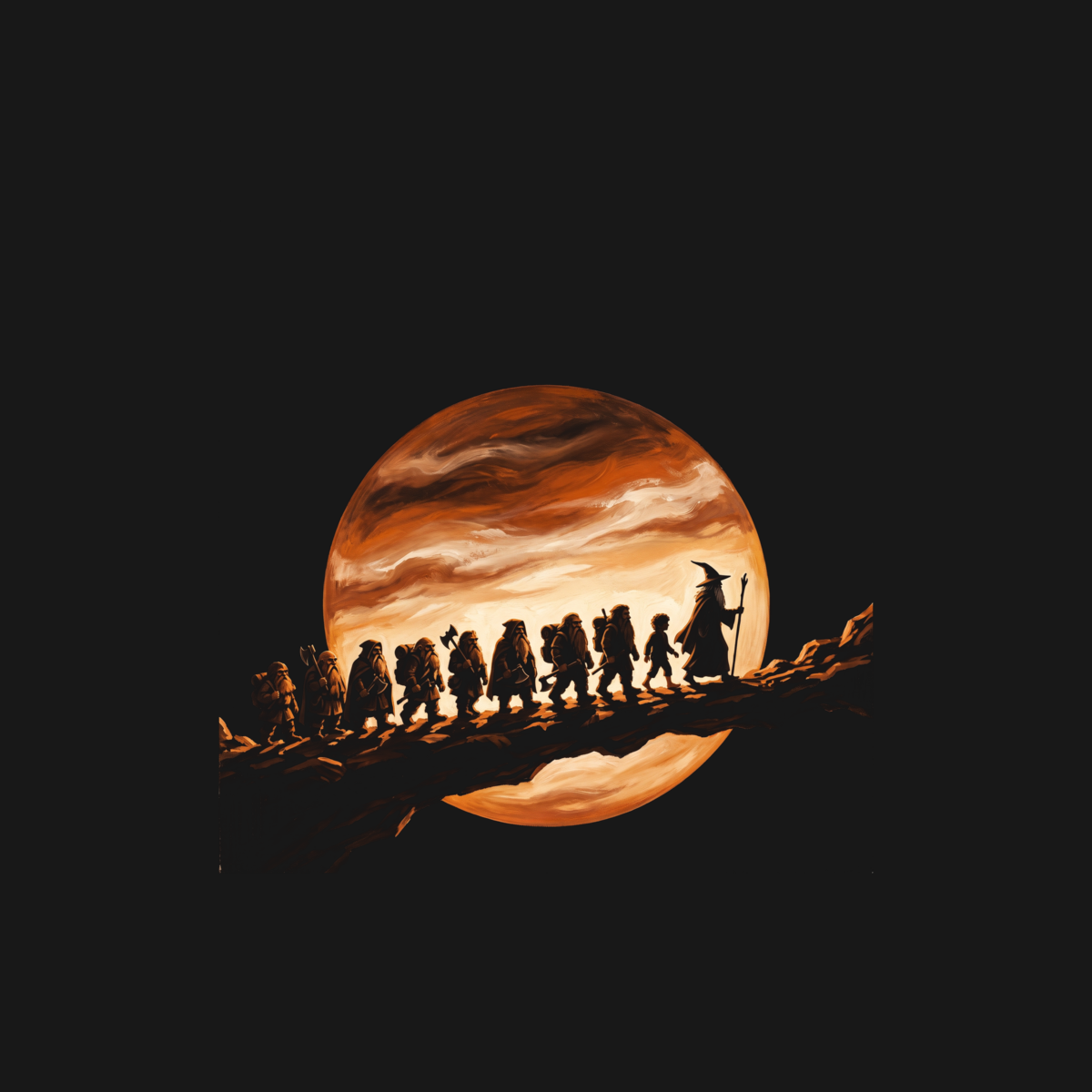 Thirteen and One | Retro Fantasy Tee design artwork