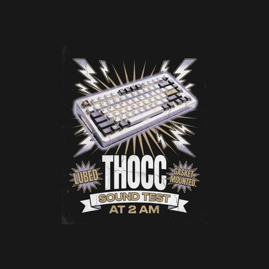 THOCC | Mechanical Keyboard Tee design artwork