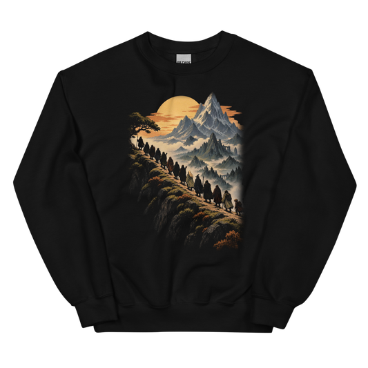Thirteen and One | Retro Fantasy - Crewneck Black