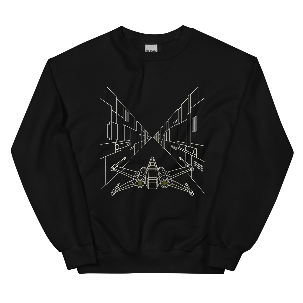 The Channel | Retro Space Opera Tee - Crewneck Black