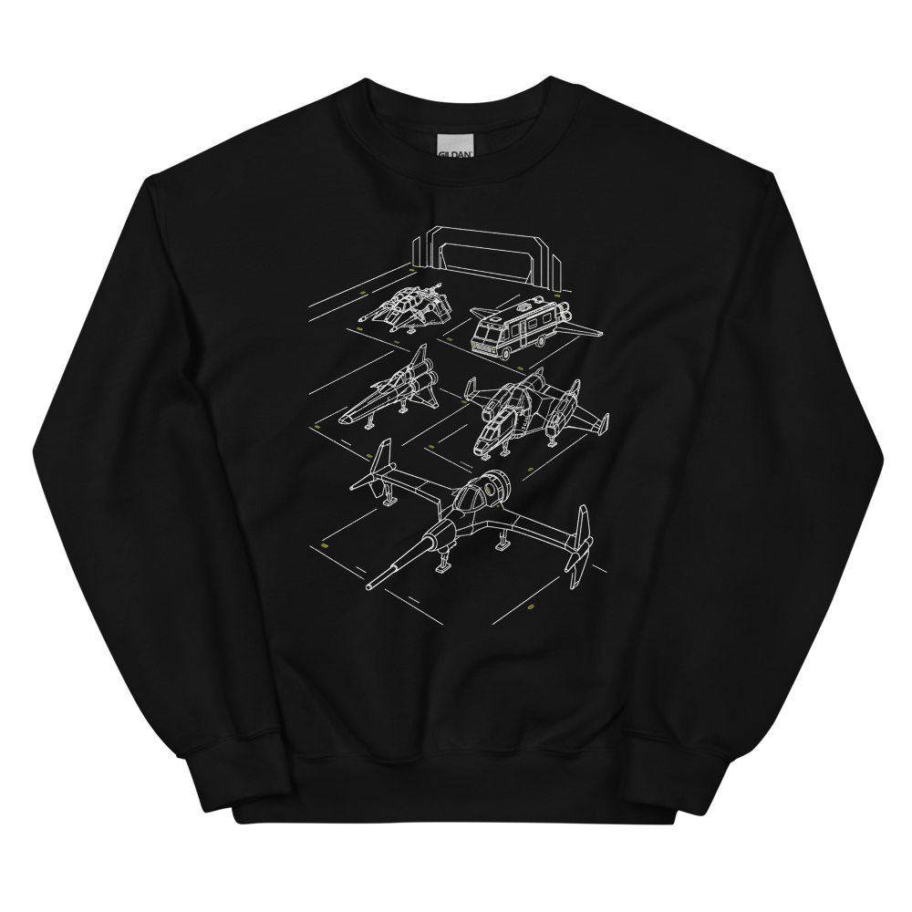 Ready Five | Retro Space Opera Tee - Crewneck Black