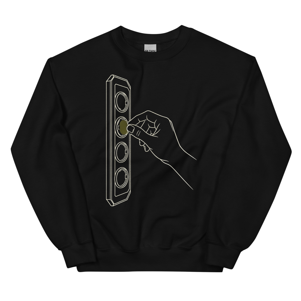 Pattern Nine | Retro Space Opera Tee - Crewneck Black