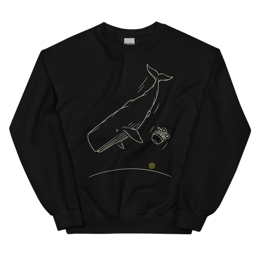 Improbable Arrival | Retro Space Opera Tee - Crewneck Black