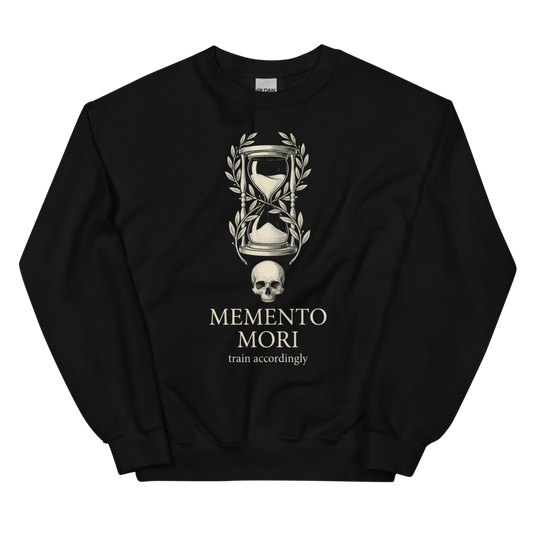 Memento Mori (Train Accordingly) | Stoic Fitness Heavyweight Tee - Crewneck Black