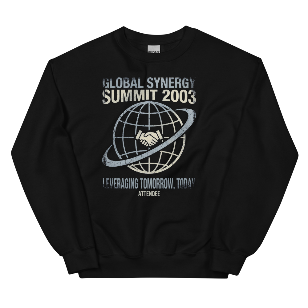 Global Synergy Summit 2003 | Vintage Conference Tee - Crewneck Black