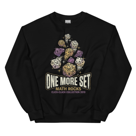 One More Set | Dice Goblin Tee - Crewneck Black