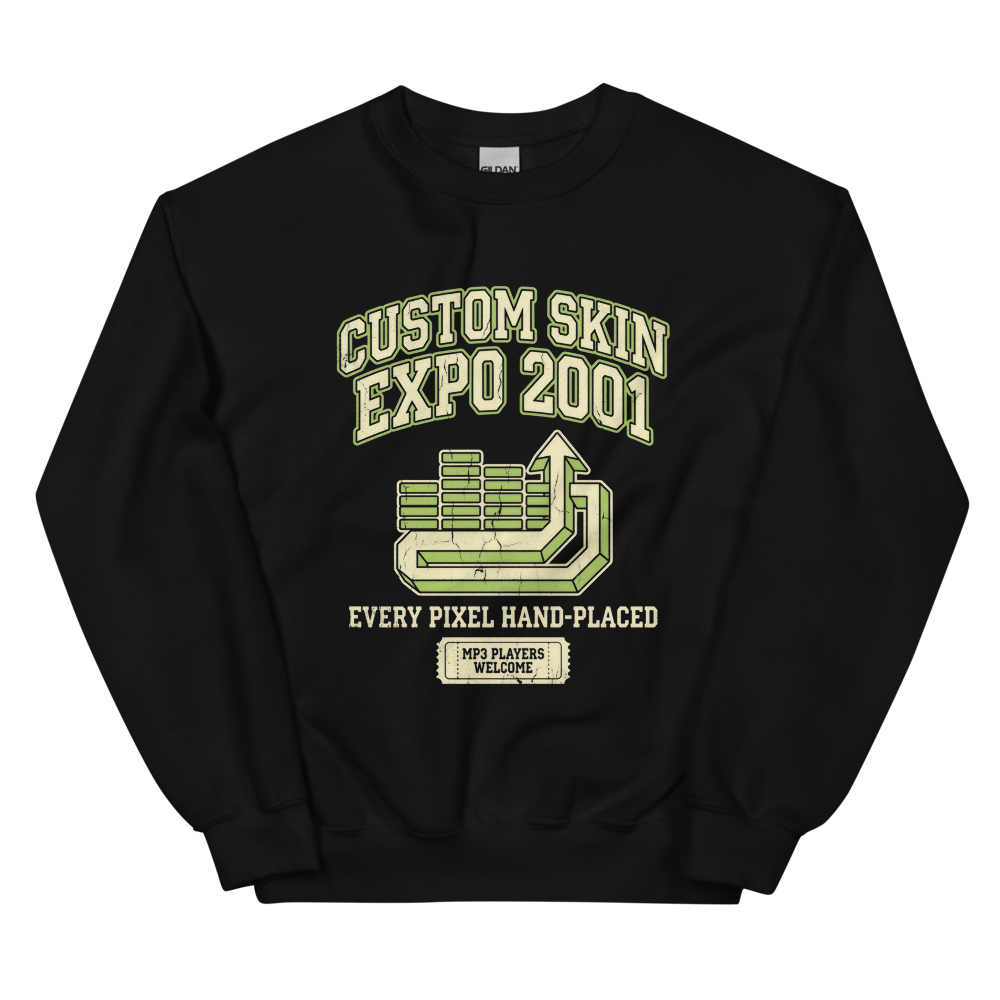 Custom Skin Expo 2001 | MP3 Era Tee - Crewneck Black