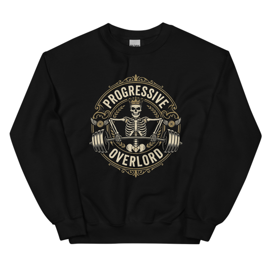 Progressive Overlord | Nerd Fitness Tee - Crewneck Black