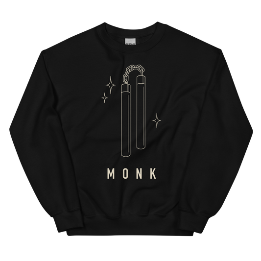 Monk | TTRPG Class Line - Crewneck Black