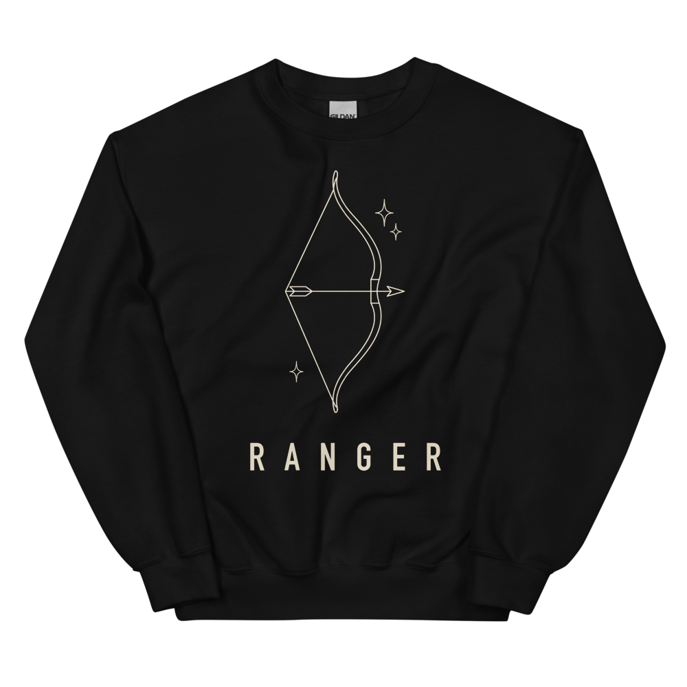 Ranger | TTRPG Class Line - Crewneck Black