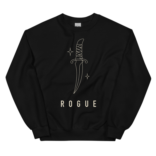 Rogue | TTRPG Class Line - Crewneck Black