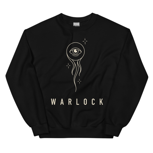 Warlock | TTRPG Class Line - Crewneck Black