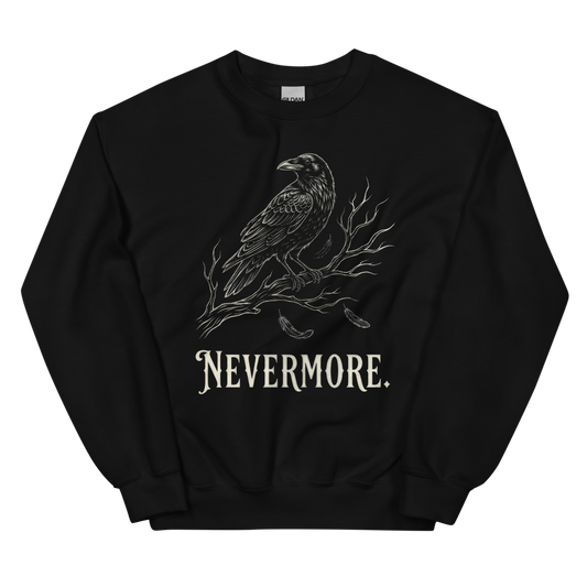 Nevermore | Poe Raven Tee - Crewneck Black