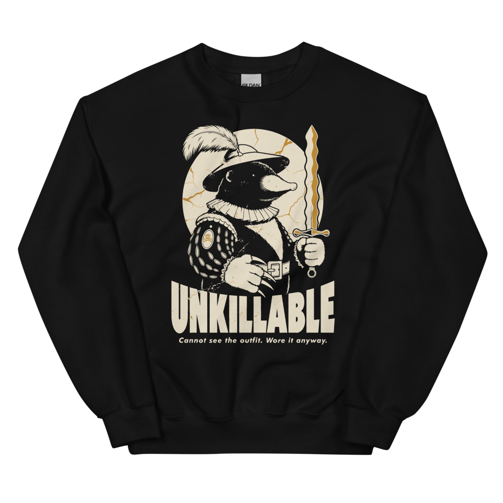 Mole Landsknecht | Unkillable Warrior - Crewneck Black