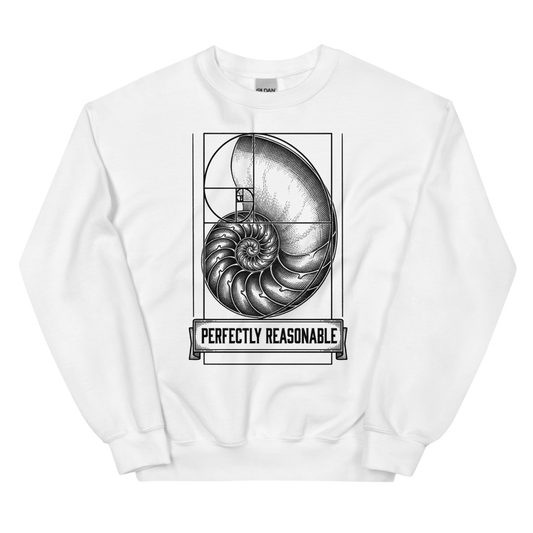 Perfectly Reasonable: Golden Ratio | Vintage Math Tee - Crewneck White