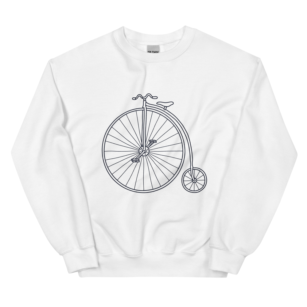 Penny Farthing | High Wheeler Tee - Crewneck White