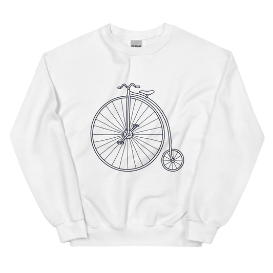 Penny Farthing | High Wheeler Tee - Crewneck White