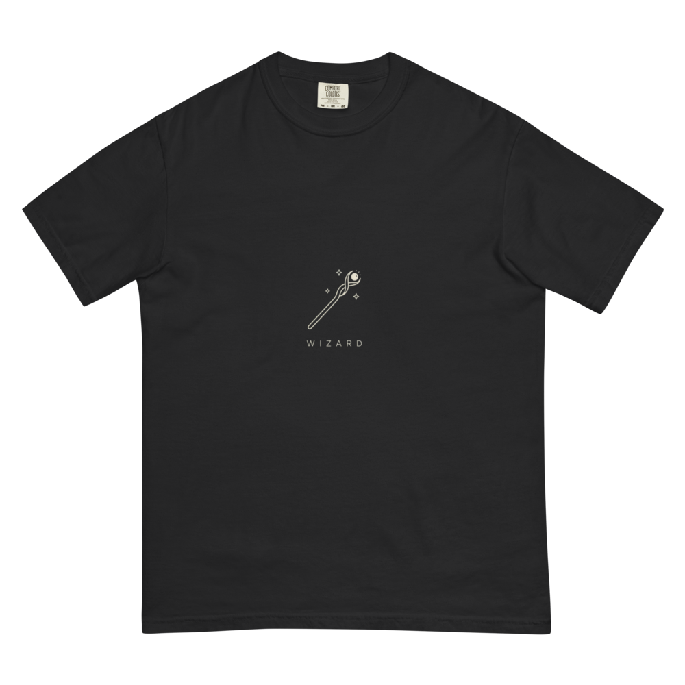 Wizard | TTRPG Class Line - Heavyweight (Comfort Colors 1717) Black