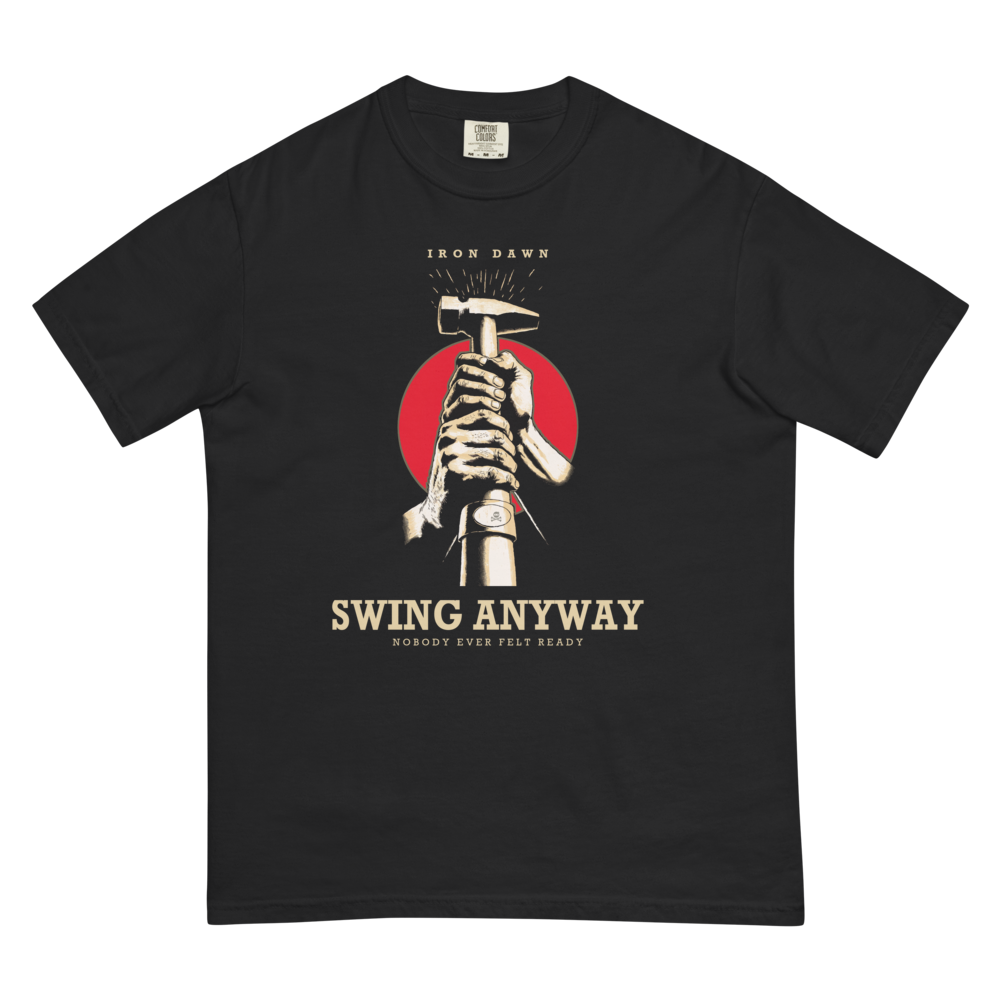 Swing Anyway | Iron Dawn Forge Tee - Black