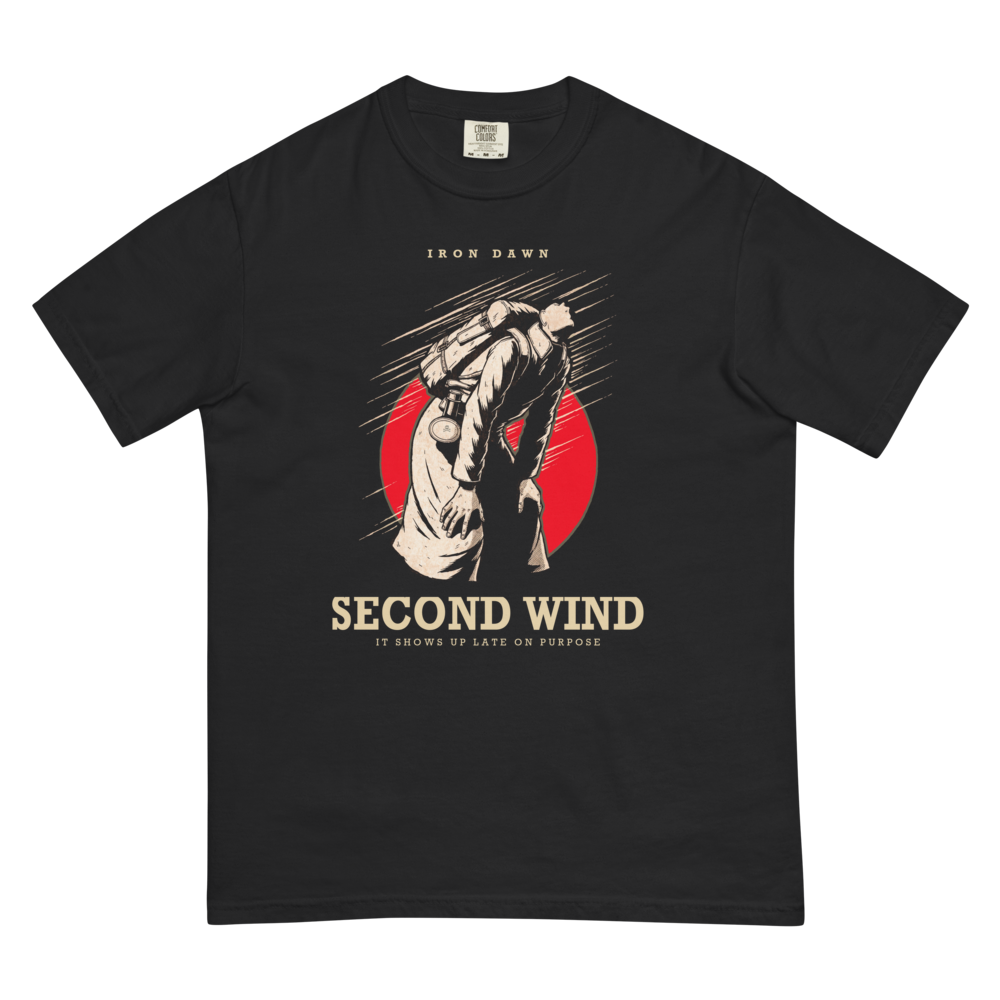 Second Wind | Iron Dawn Tee - Black