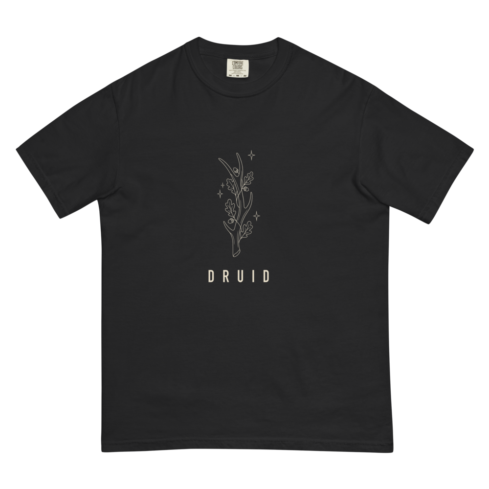 Druid | TTRPG Class Line - Heavyweight (Comfort Colors 1717) Black