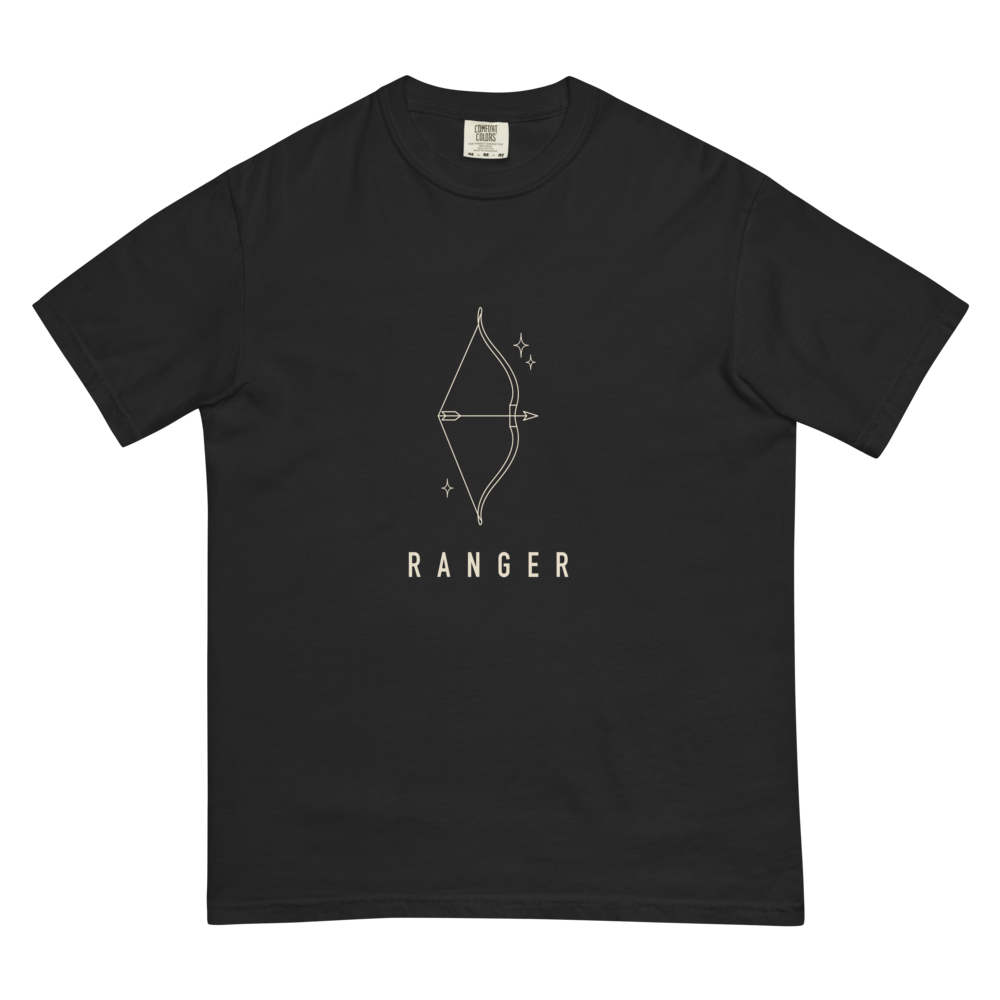 Ranger | TTRPG Class Line - Heavyweight (Comfort Colors 1717) Black