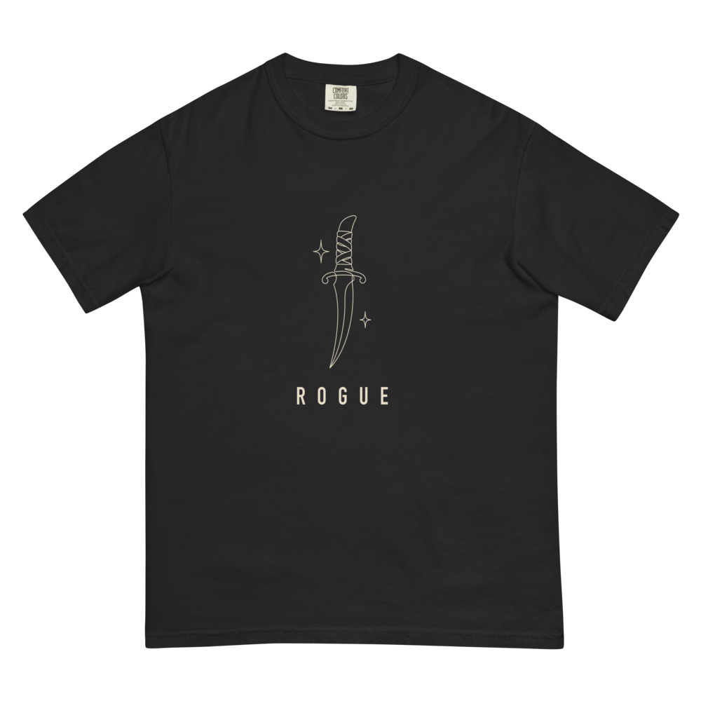 Rogue | TTRPG Class Line - Heavyweight (Comfort Colors 1717) Black