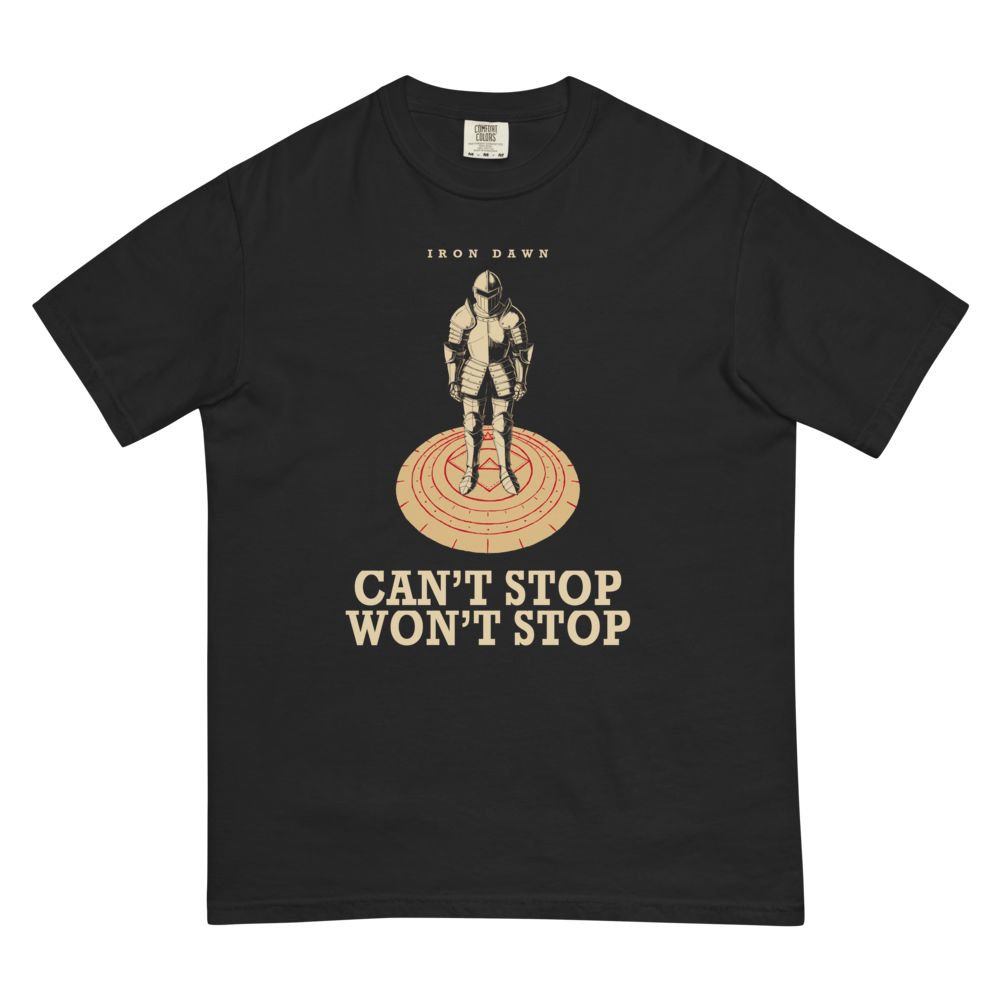 Can’t Stop, Won’t Stop | Iron Dawn Alchemy Tee - Black