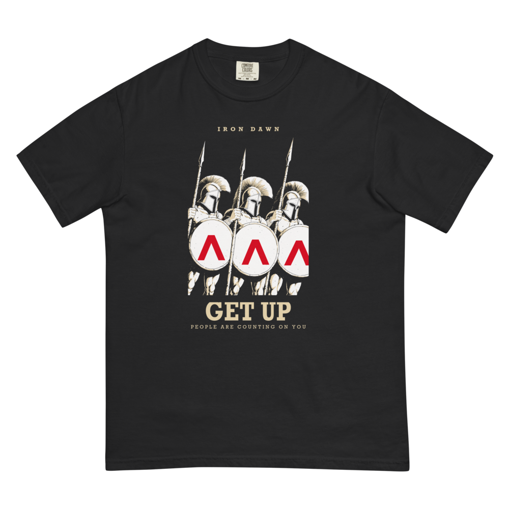 Get Up | Iron Dawn Phalanx Tee - Black