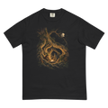 Fire Under the Great Tree | Retro Fantasy - Tee Black (artwork corrected)