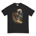The Wandering Wizard | Retro Fantasy - Tee Black (artwork corrected)