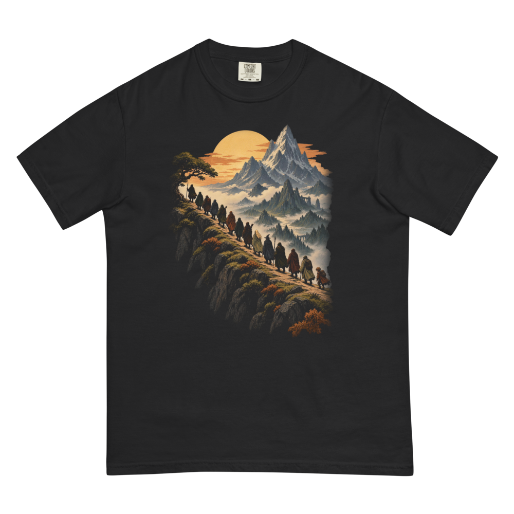Thirteen and One | Retro Fantasy - Tee Black (artwork corrected)