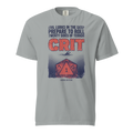 CRIT | Movie Poster Parody TTRPG Shirt | Vintage Horror Tee - Granite