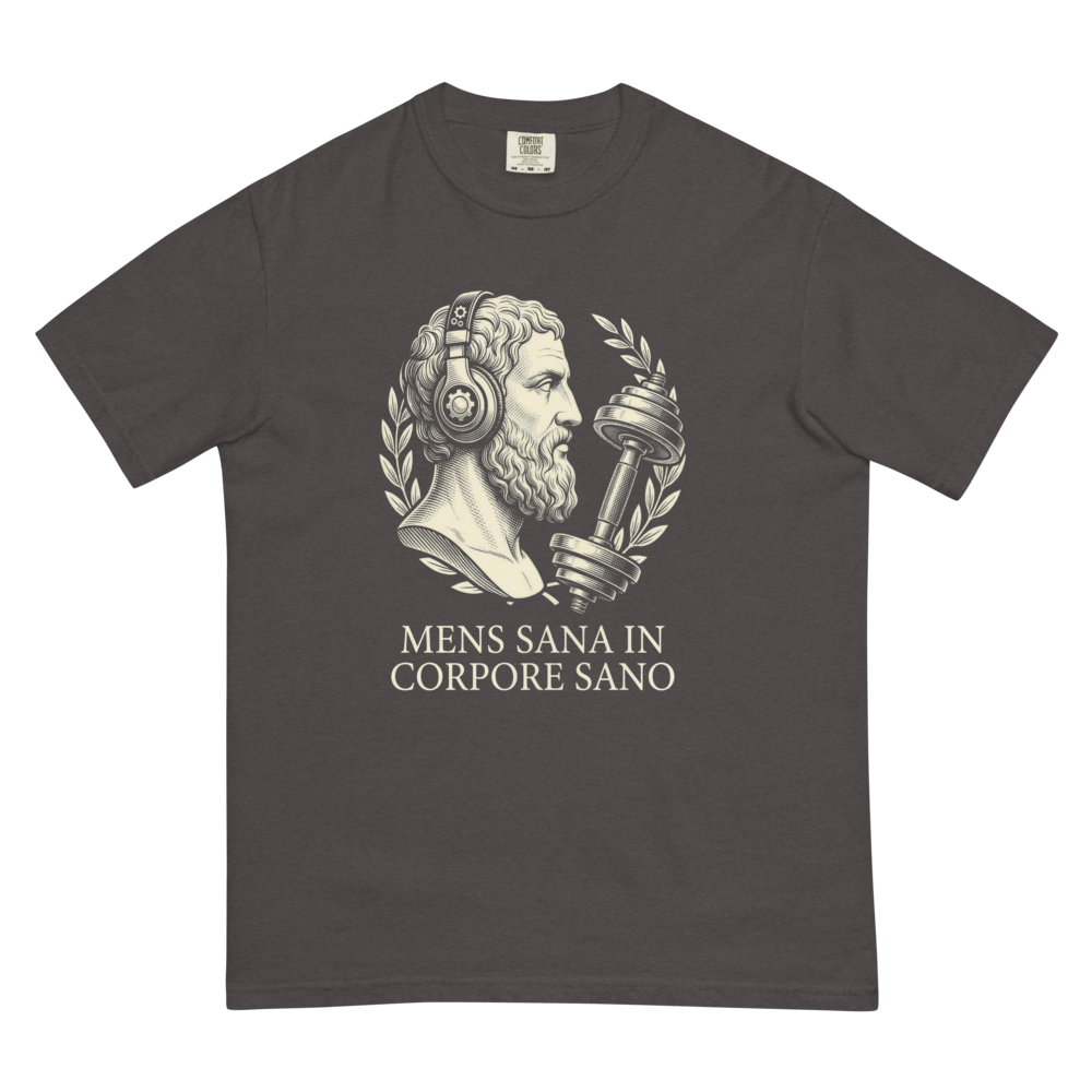 Mens Sana in Corpore Sano | Latin Fitness Heavyweight Tee