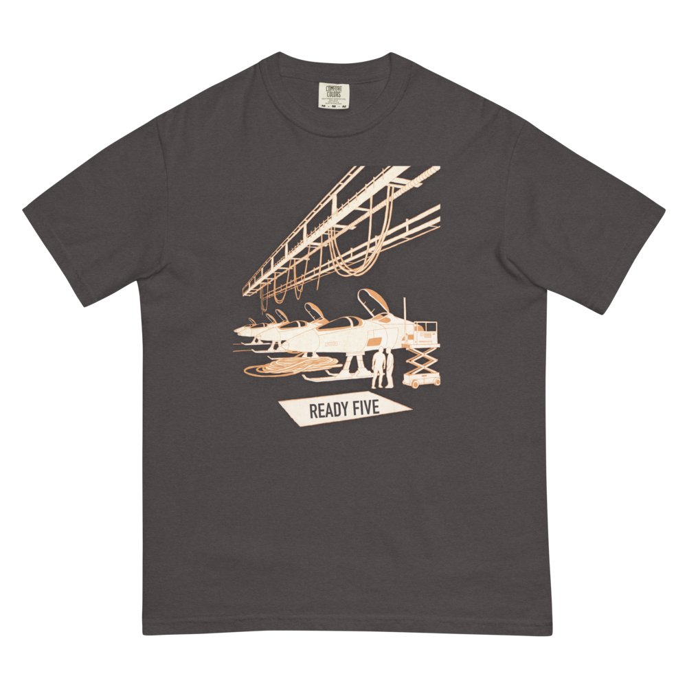 Ready Five | Retro Space Opera Tee - Graphite