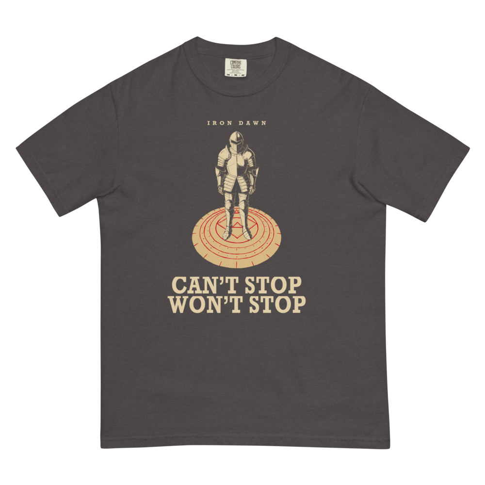 Can’t Stop, Won’t Stop | Iron Dawn Alchemy Tee - Graphite