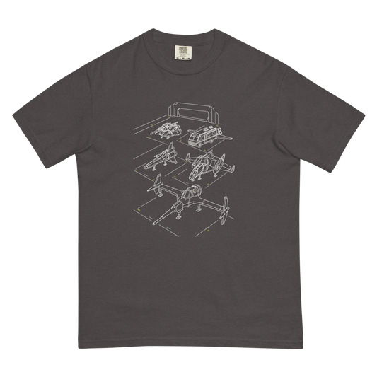 Ready Five | Retro Space Opera Tee - Graphite