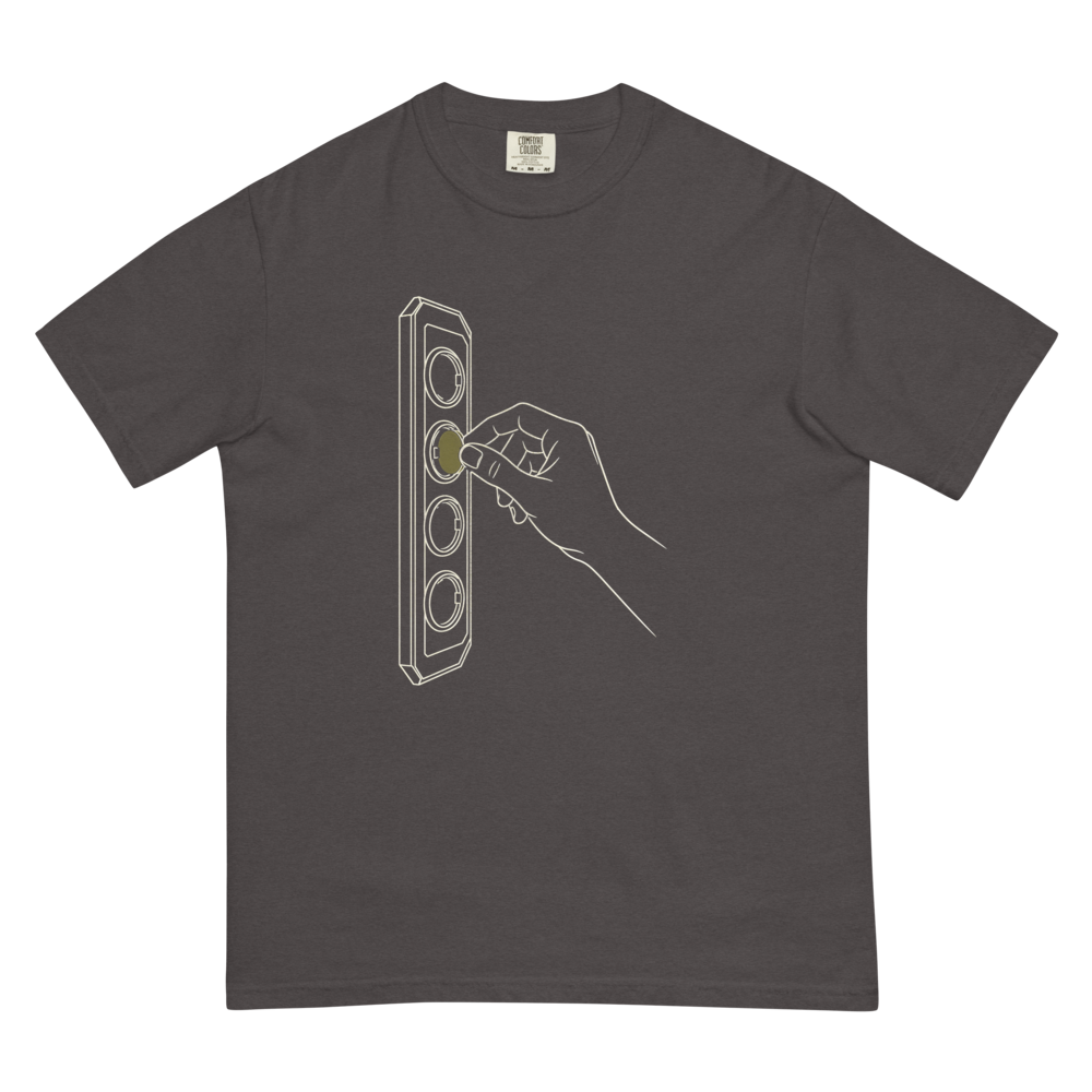 Pattern Nine | Retro Space Opera Tee - Graphite